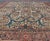 Ivory Antique Persian Sultanabad Rug in Ivory Background, Blue, Salmon & Multi Colors For Sale - Image 8 of 17