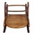 Wood Antique Vienna Secession Light Bent Oak & Caine Rocking Foot Stool Attributed to Thonet No.7001 For Sale - Image 7 of 8