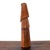A vintage suede leather covered wine decanter in the form of a monk. 4 ¼ inches wide by 3 inches deep by 14 inches tall....