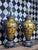 Vintage Neoclassical-Style Figural Urn Table Lamps With Winged Figures - Pair For Sale - Image 15 of 18