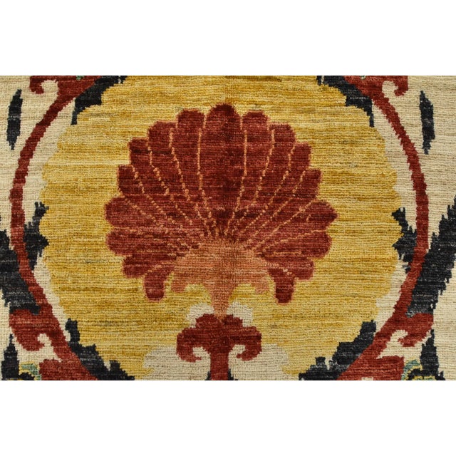 Textile Ziegler Rug 7’10” X 13′ Beige Wool Hand-Knotted Oriental Carpet For Sale - Image 7 of 12