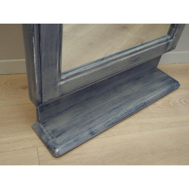 Danish Mirror in Beech Frame, 1960s For Sale - Image 4 of 10