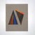 Contemporary Original Modernist Multicolor Geometric Abstract Collage on Grey Handmade Paper With Braided Thread by Casey R. Klein For Sale - Image 3 of 6
