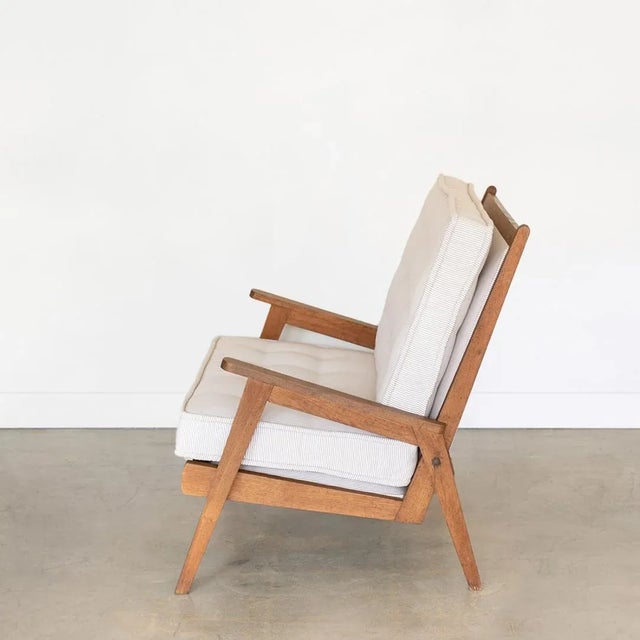 1950s 1950s French Oak Settee For Sale - Image 5 of 12