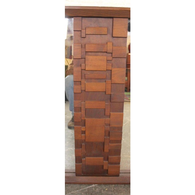 Lane Furniture Brutalist 'Staccato' Mirror by Lane Furniture For Sale - Image 4 of 8