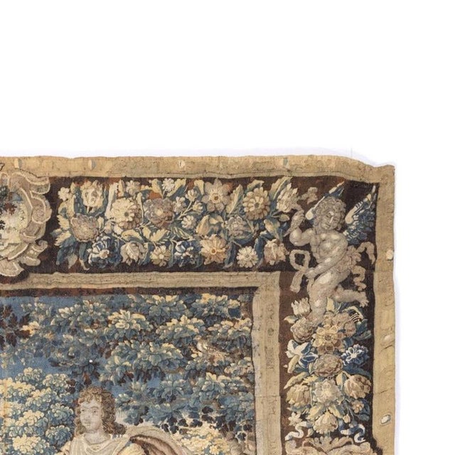 17th Century Aubusson Tapestry For Sale - Image 4 of 6
