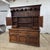 Wood Mid 20th Century English Oak Paneled 5 Door & 3 Drawer Dresser and Rack With Shaped Frieze For Sale - Image 7 of 18
