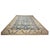1980s Vintage Egyptian Sultanabad Wool 13x21 Blue, Ivory, & Orange Handmade Oversized Area Rug #1143944 For Sale - Image 5 of 12
