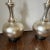 1990s Pair of 1990s Silver-Painted Lamps For Sale - Image 5 of 5