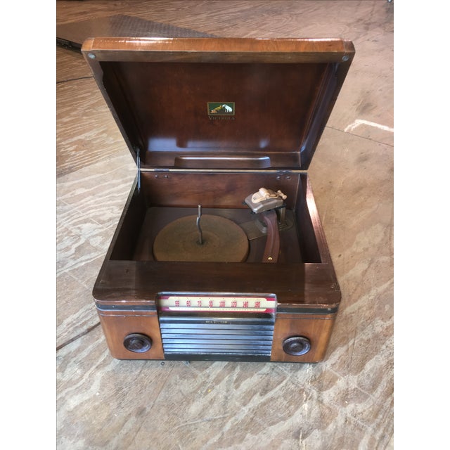 1940's Rca Victor Victrola Radio Record Player Chairish