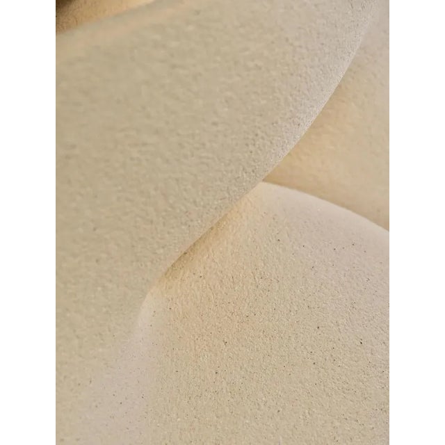 Black Ceramic the Wind of Change Sculpture in Stoneware Clay by Aleksandra Krasnopolska For Sale - Image 8 of 10