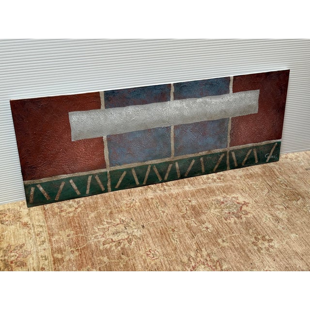 Windsor Art Galaxi Colorblock Abstract Print For Sale - Image 9 of 11