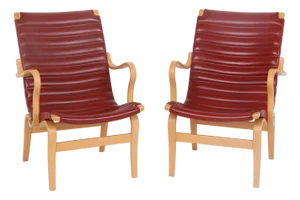 Mina Armchairs by Bruno Mathsson for Dux, Sweden, 1970s, Set of 2