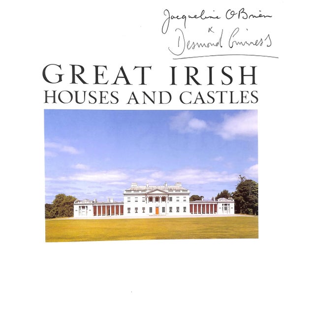 O'BRIEN, Jacqueline and GUINNESS, Desmond (SIGNED) [264] pp. Weidenfeld & Nicolson 1993 13" x 11" "Never before has...