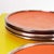 Orange Vintage German Centerpiece with Plates from Karlsruhe, 1960s, Set of 6 For Sale - Image 8 of 13