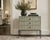 Ironies “Breton” Wide Faux Shagreen Three-Drawer Bedside Table / Commode For Sale - Image 11 of 11