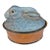 1980s Secla French Country Portuguese Majolica Rabbit Casserole Dish For Sale