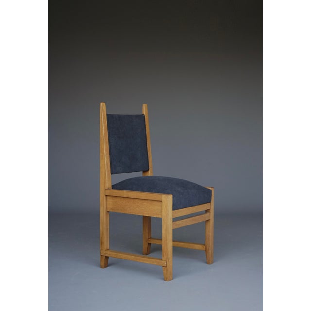 1920s Hague School Dining Chairs attributed to Henk Wouda, 1920s, Set of 4 For Sale - Image 5 of 18
