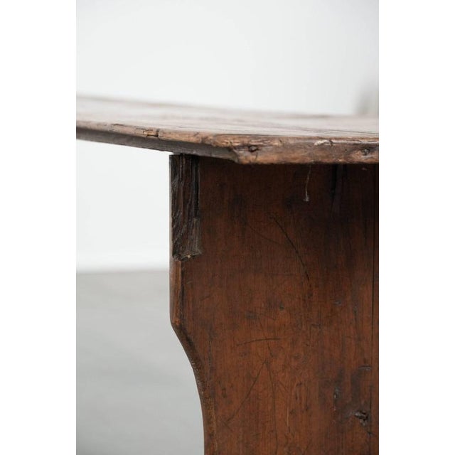 Antique English Hallway or Dining Bench in Pinewood For Sale - Image 15 of 17