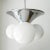 Glass Chrome Hanging Lamp, 1930s For Sale - Image 7 of 10