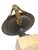 Pair of 19th-Century Bronze Tazzas Featuring Gilt Snake Handles and Siena Marble Stands For Sale - Image 10 of 16