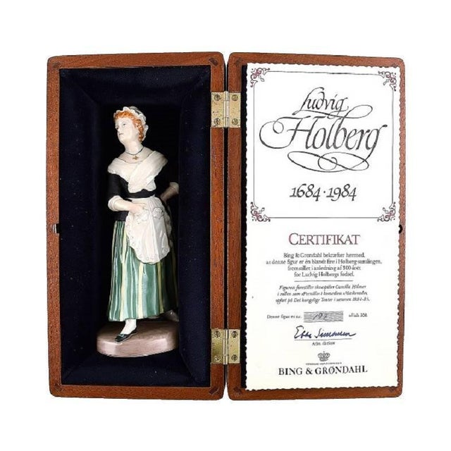 Bing & Grondahl Pernille Porcelain Figure from Bing & Grondahl, 1984 For Sale - Image 4 of 4