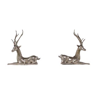 Temple Deer Figures, Set of 2 For Sale