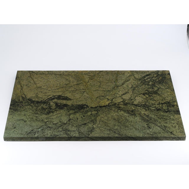 Brown Small Early 19th Century Green Alps Marble, Mahogany and Gilt Console Table For Sale - Image 8 of 18