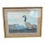 19th Century Beautiful Decorative Painting of Goose Family/ Wood Frame and Glass Cover. For Sale