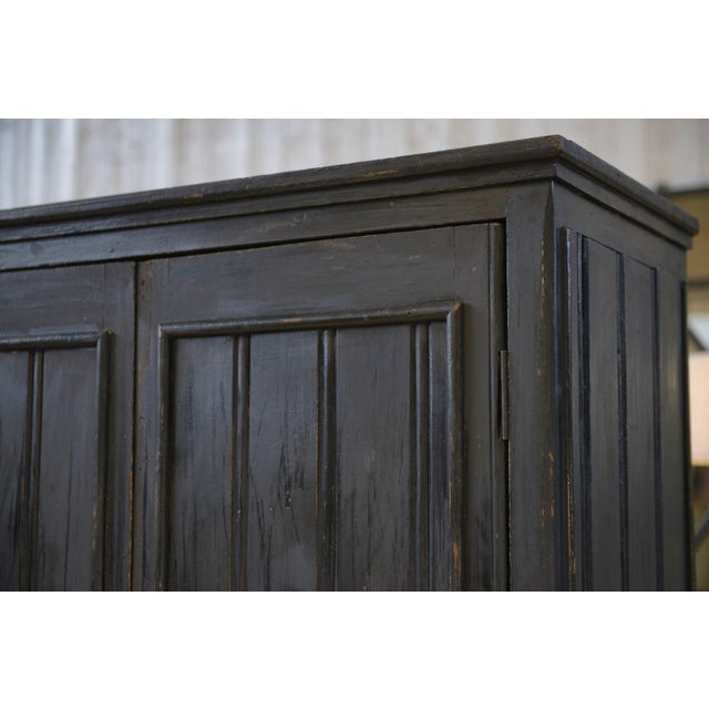 Vintage Patinated Wardrobe, 1950s For Sale - Image 6 of 15