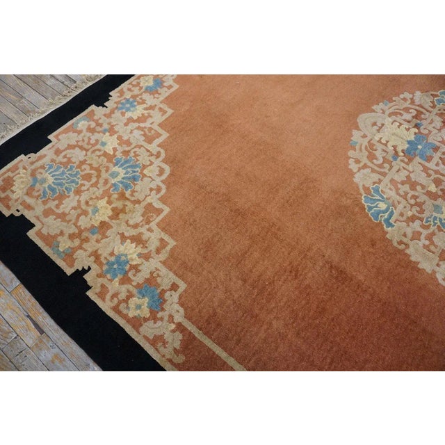 Early 20th Century Chinese Peking Carpet ( 9' x 11'8'' - 275 x 355 ) For Sale - Image 12 of 12