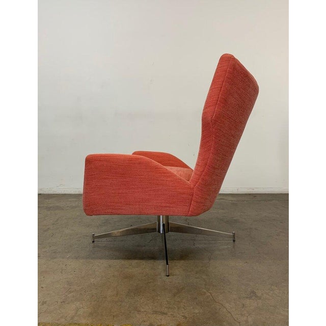 Hemming Swivel Base Chair in Polished Nickel Chairish