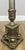 Vintage French Ornate Metal Standing Lamp with Tassel Shade For Sale - Image 10 of 12
