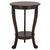 Mary Pedestal Table in Dark Chocolate For Sale In Philadelphia - Image 6 of 8