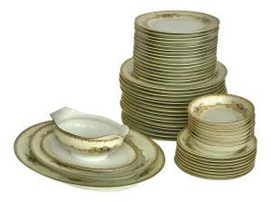 Vintage Noritake China Farland Pattern - Set of 50