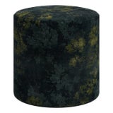 Tambor Ottoman in Verdure Navy For Sale