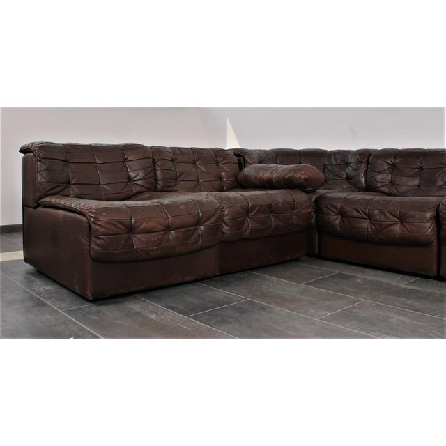 Ds11 Corner Sofa Elements from de Sede, Set of 7 For Sale - Image 7 of 11