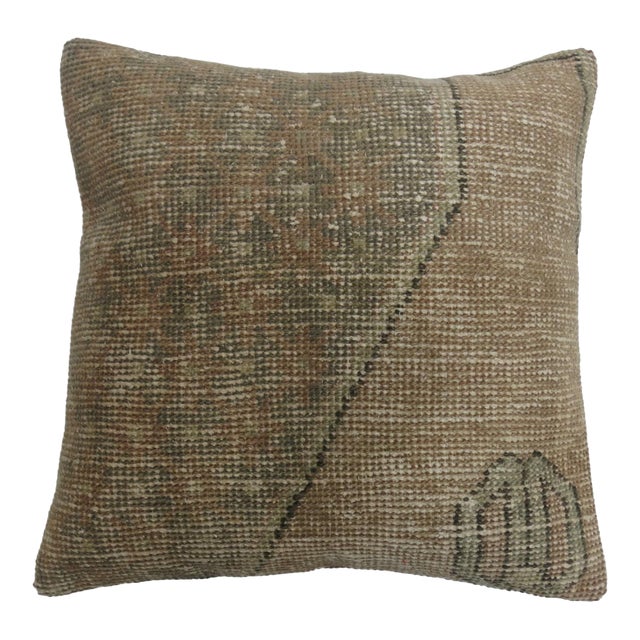 Tribal Turkish Rug Pillow rug no. p3653 For Sale