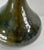 19th Century German or Austrian Olive Green Glazed Majolica Bottle Vase For Sale - Image 9 of 12