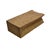 Brown Michael Harvey "Paper Bag" Ceramic Vase, Crinkle Craft Collection For Sale - Image 8 of 9