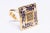 Contemporary 18k Gold and Enamel Signet Ring, Size 6 For Sale - Image 3 of 4
