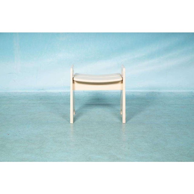 Wood Mid-Century Swedish Stool in Wood by Gilbert Marklund, 1960s For Sale - Image 7 of 16