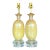 Vintage Regency Art Glass Lamps After Murano - a Pair For Sale