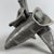 Metal Vintage Pewter Cornucopia Sculpture Vase, 1950s For Sale - Image 7 of 11