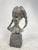 Antique Metal Sculpture of Girl with Braids, 1950s For Sale - Image 6 of 10