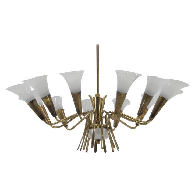 Expo 58 Brussels Chandelier attributed to Kamenicky Senov, 1958 For Sale - Image 16 of 16