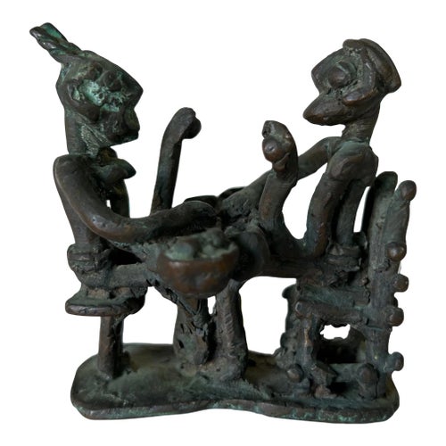 Vintage African Bronze Sculpture