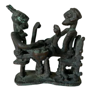 Vintage African Bronze Sculpture