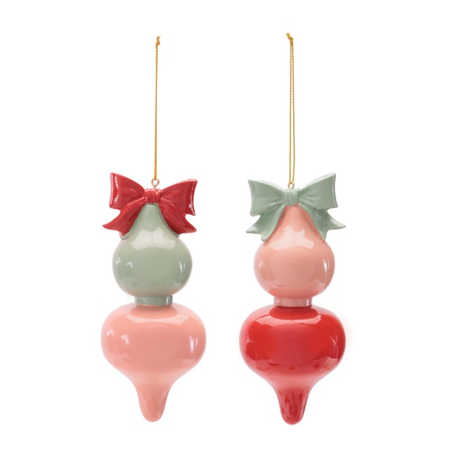 Kenneth Ludwig Chicago Resin Finial Ornaments (Set of 4) For Sale - Image 4 of 7