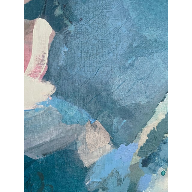 Big Blue Sea Original Painting For Sale - Image 4 of 6